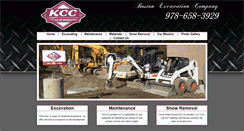 Desktop Screenshot of kccexcavationllc.com