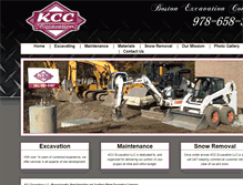 Tablet Screenshot of kccexcavationllc.com